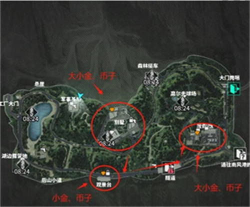 萤火突击秋山摸金跑图路线推荐 秋山地图摸金路线一览