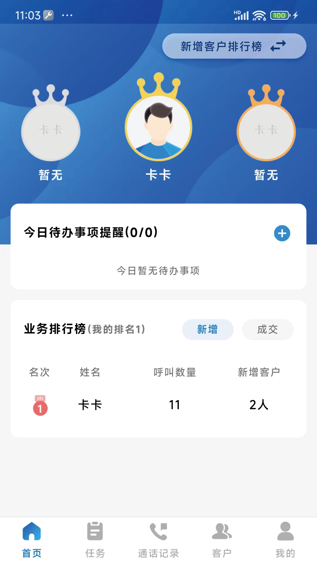 卡卡助手CRM展示图3
