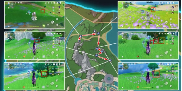 原神柔灯铃怎么进行采集 柔灯铃采集路线攻略