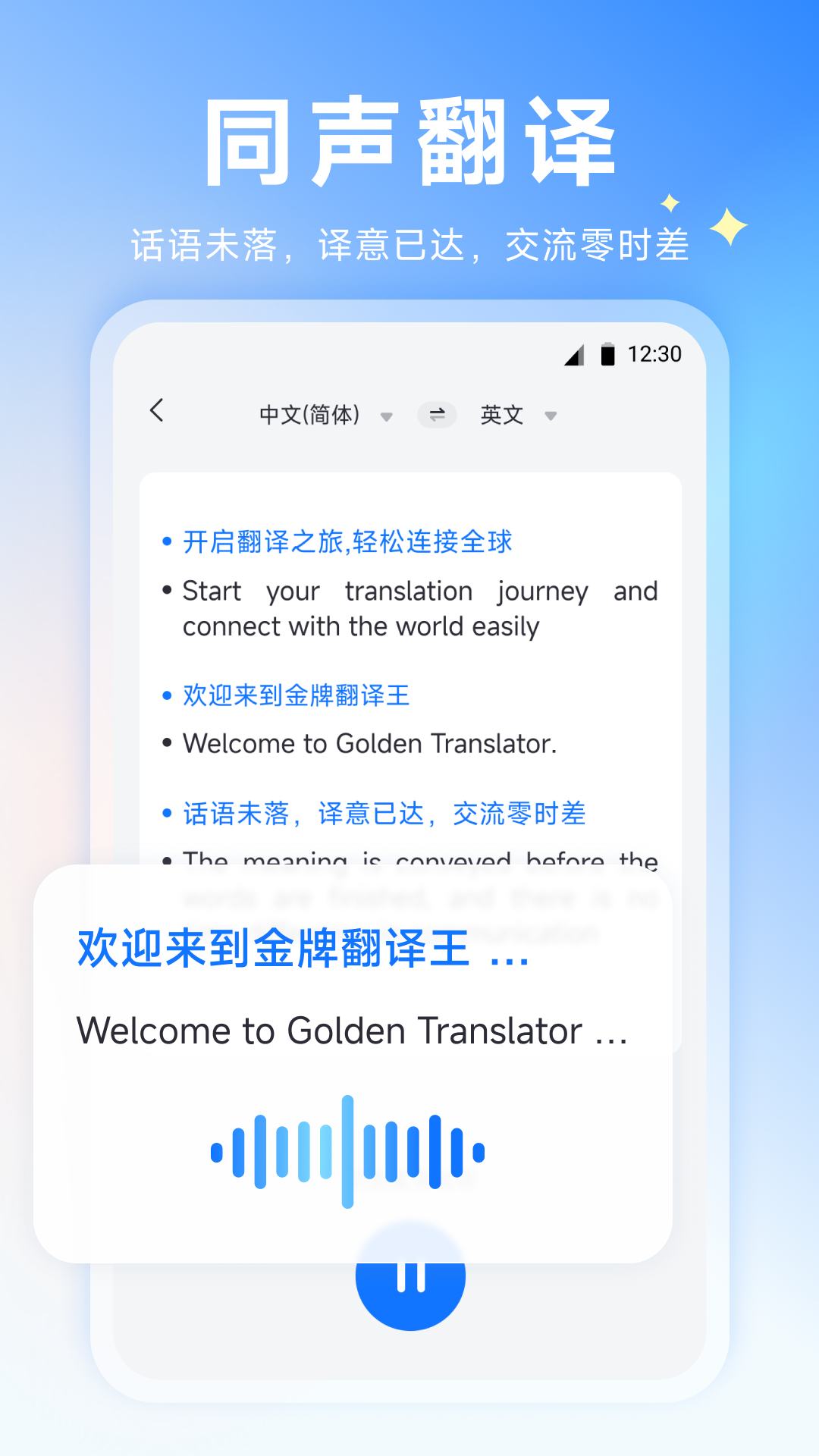 金牌翻译王展示图4