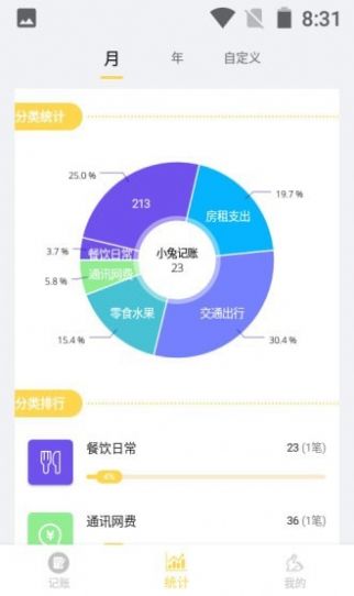 小兔记账app手机版展示图3