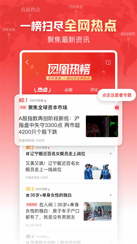 凤凰新闻app免费手机版展示图1