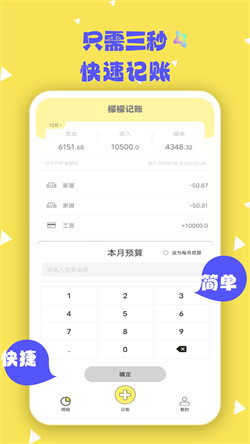 檬檬记账app手机版展示图3
