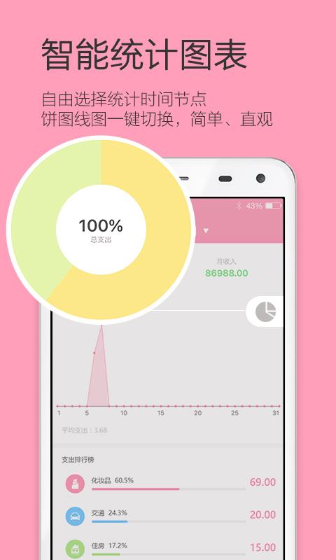 女生记账苹果版本展示图2