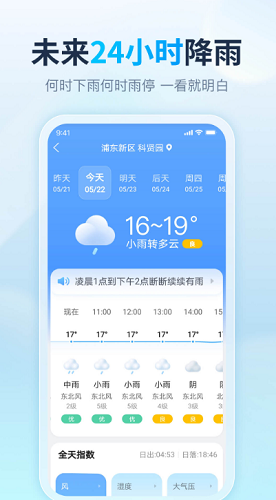 天天天气展示图1