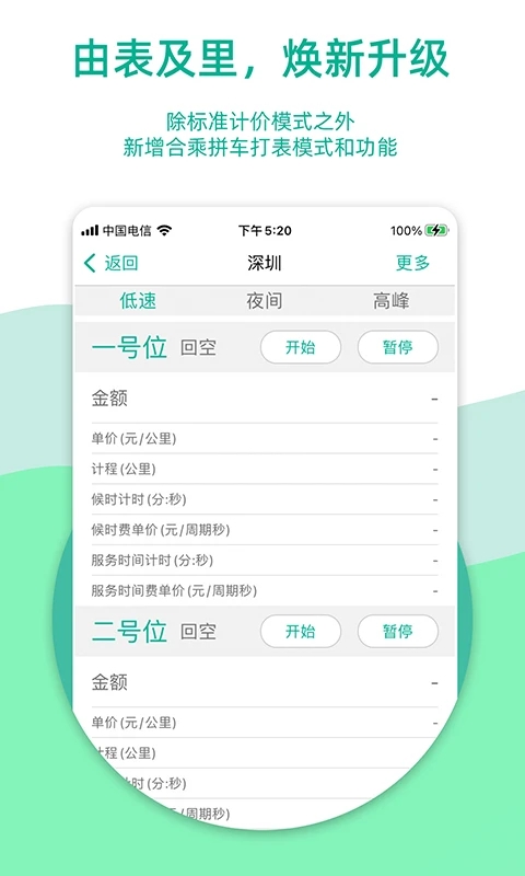 出租车计价器展示图1
