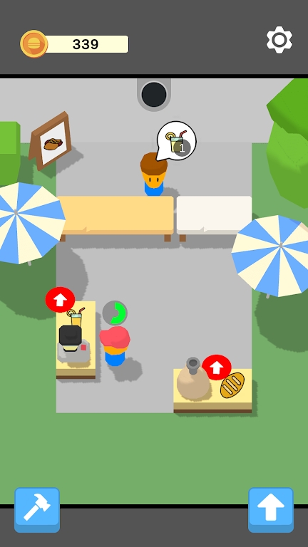 放置食物小摊展示图2