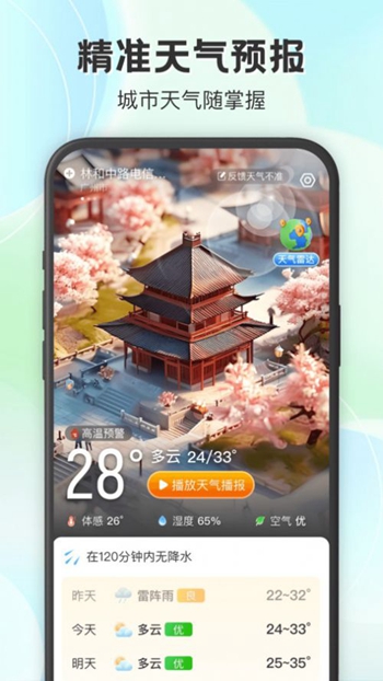 妙雨天气展示图1