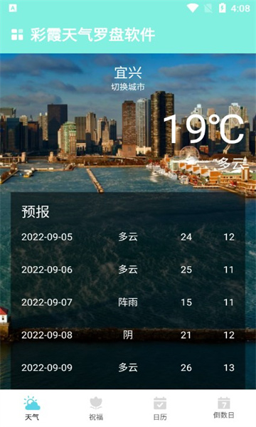 彩霞天气罗盘展示图2