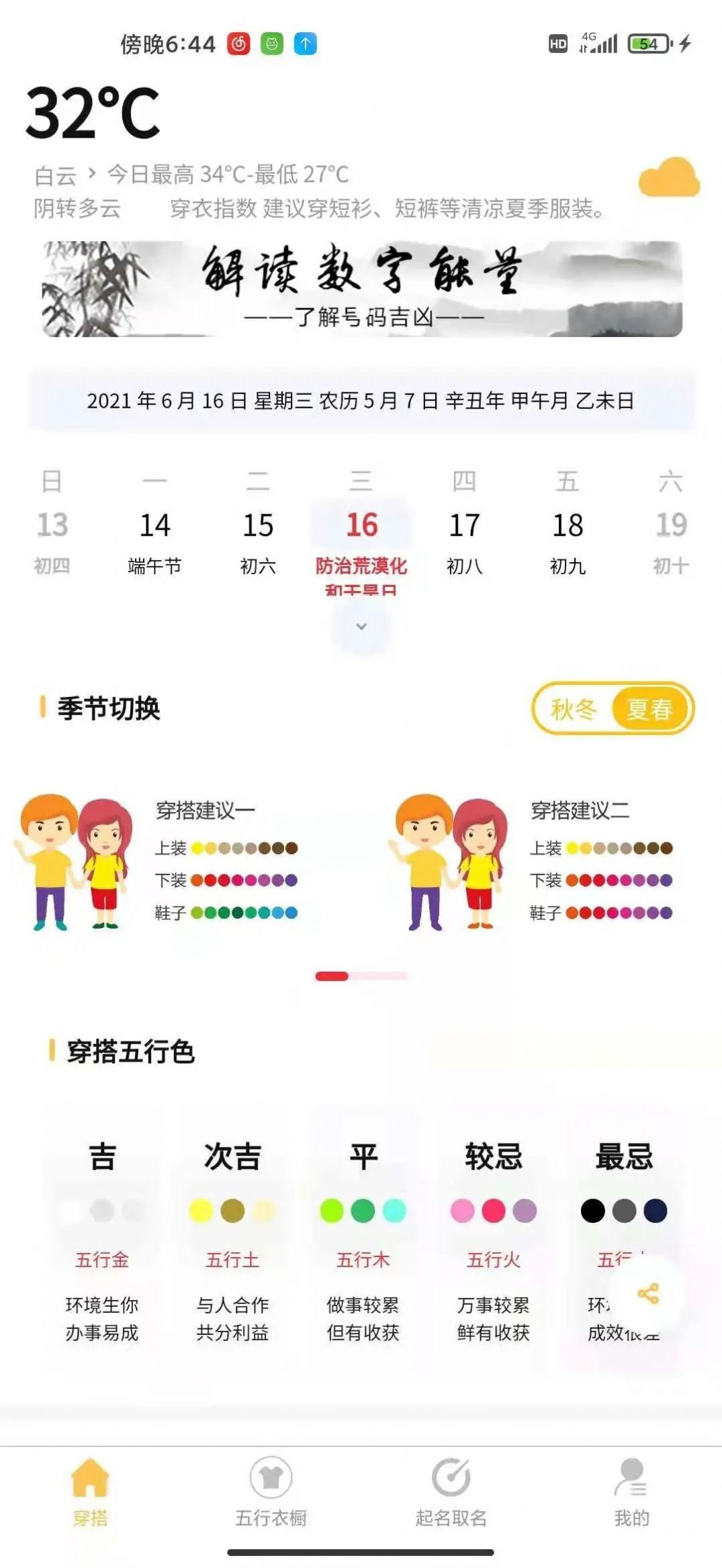 五行穿搭展示图1