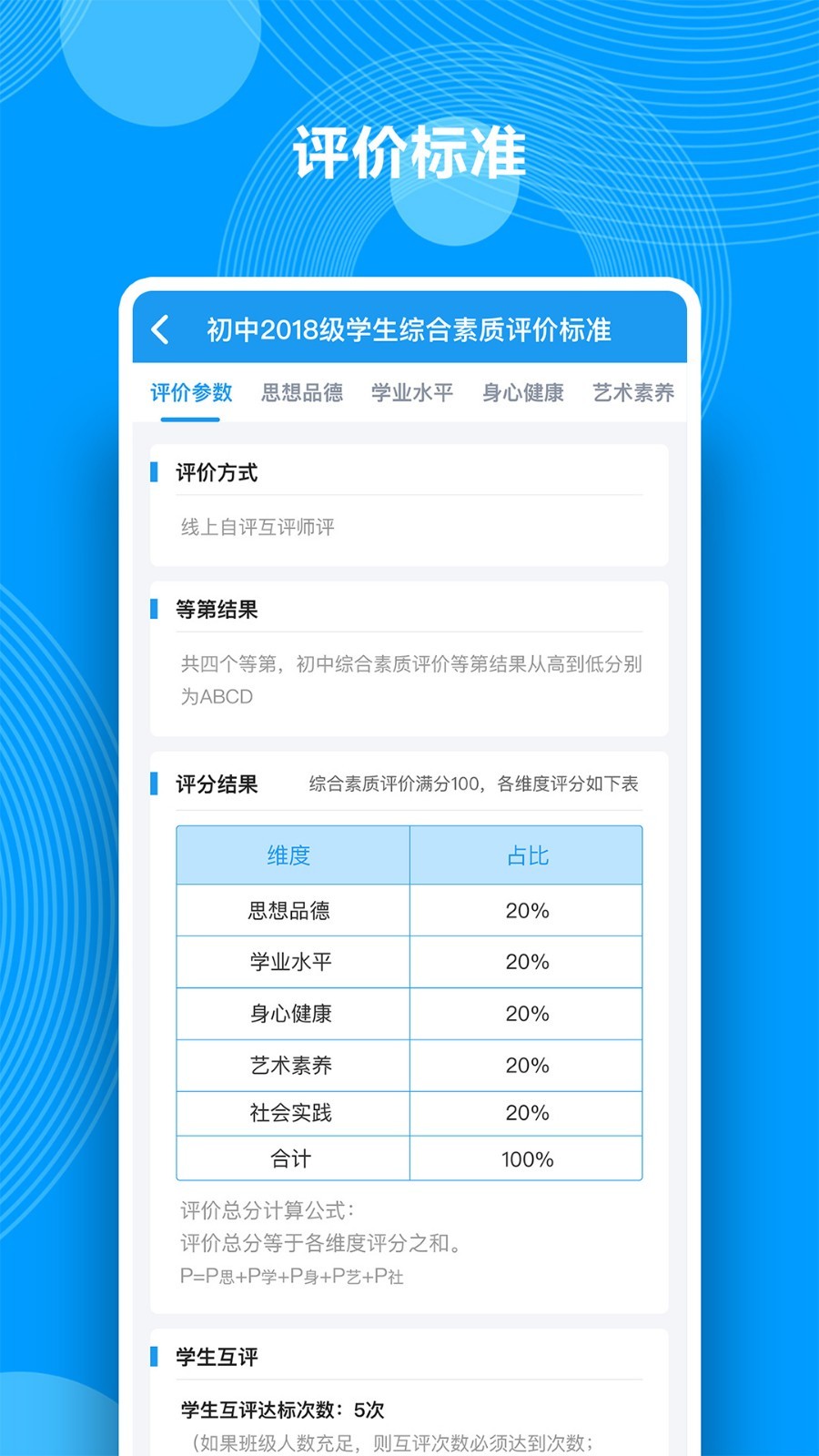 Q成长综合素质评价展示图2