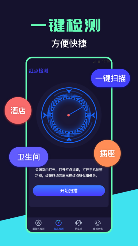 摄像头定位检测展示图1
