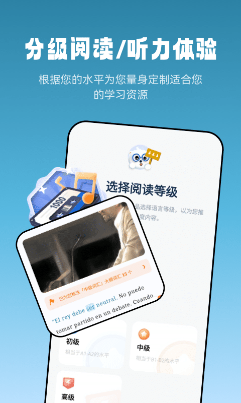莱特西班牙语阅读听力展示图1