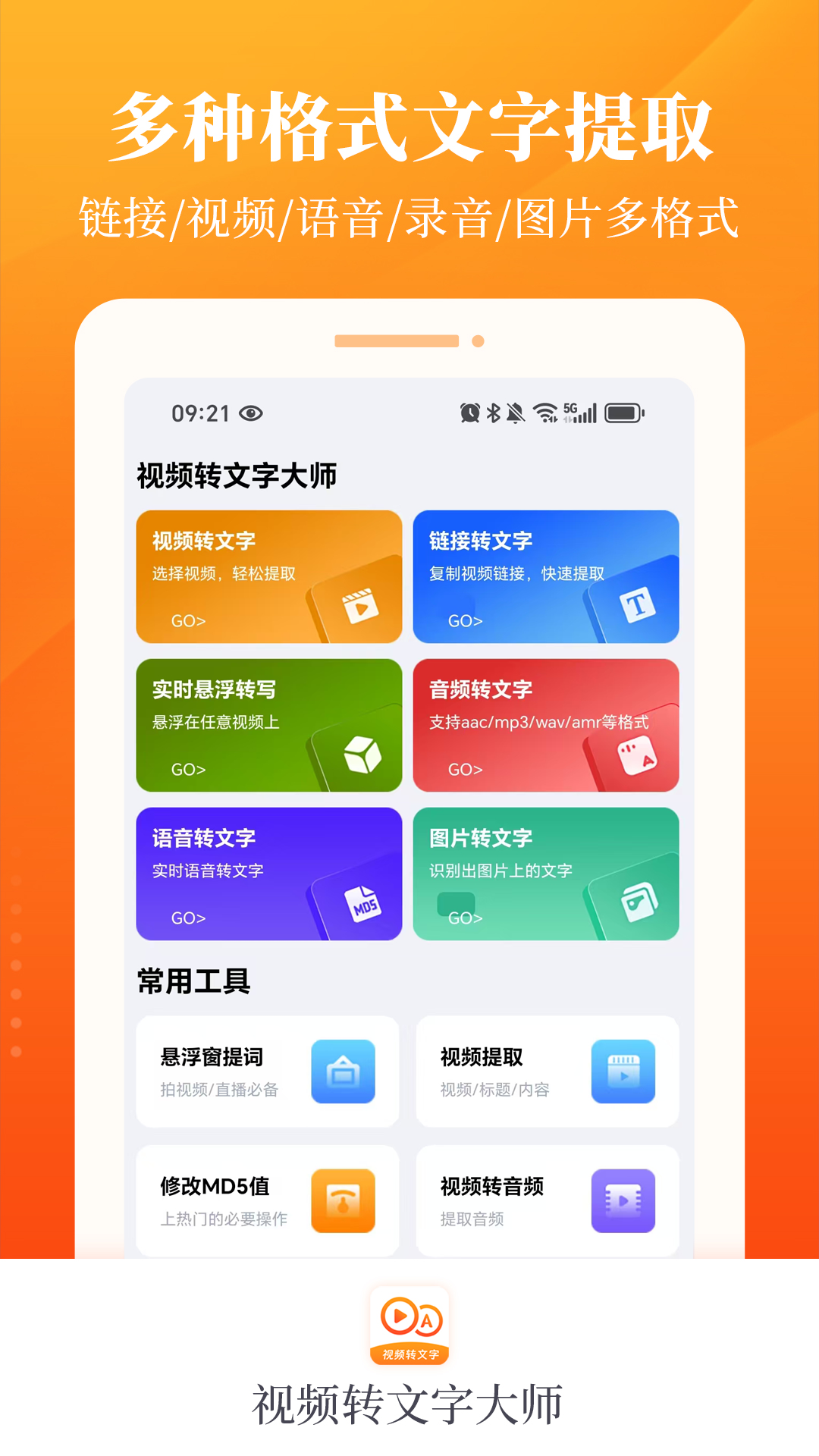 视频转文字大师展示图1