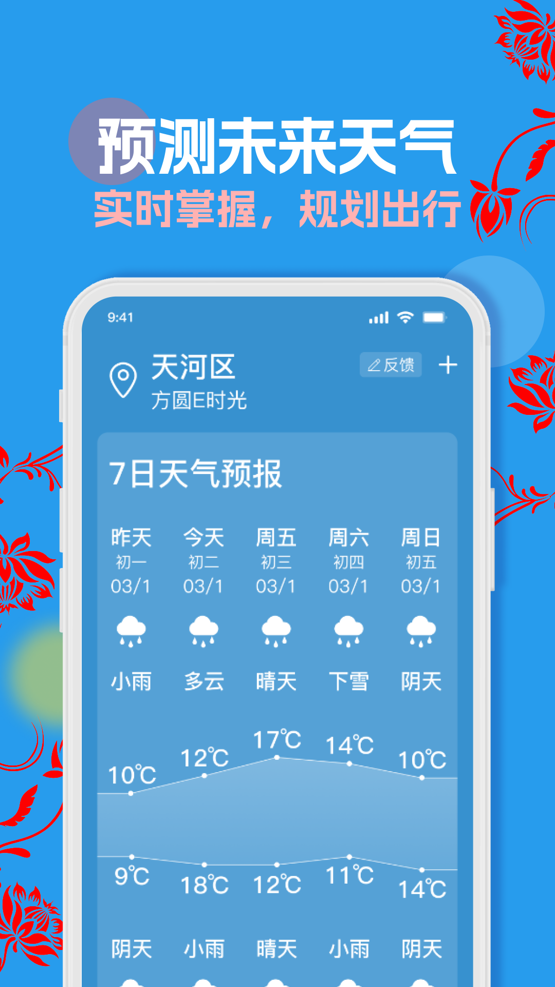 天气预报通用大字版展示图2