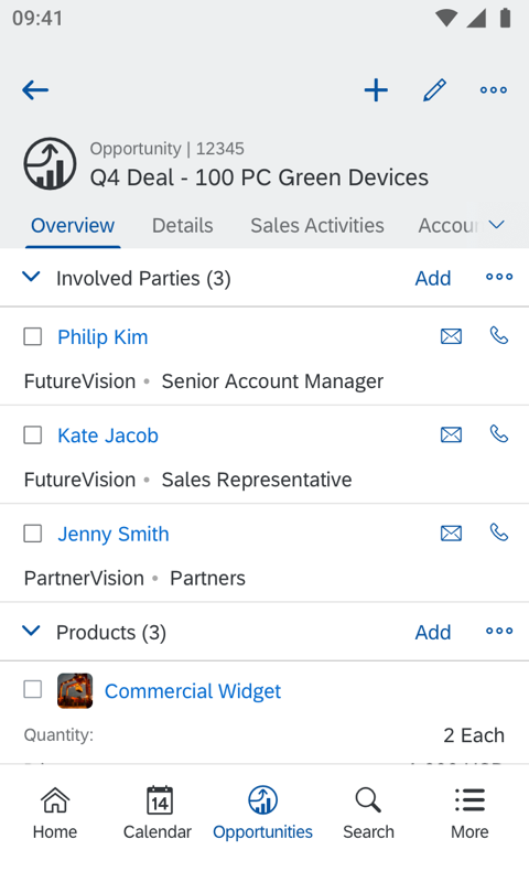 SAP Cloud for Customer展示图2