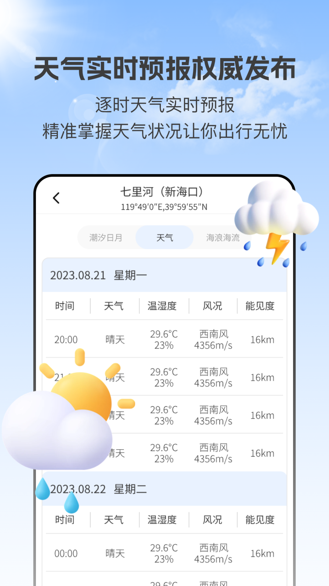 潮汐实时预报app展示图3
