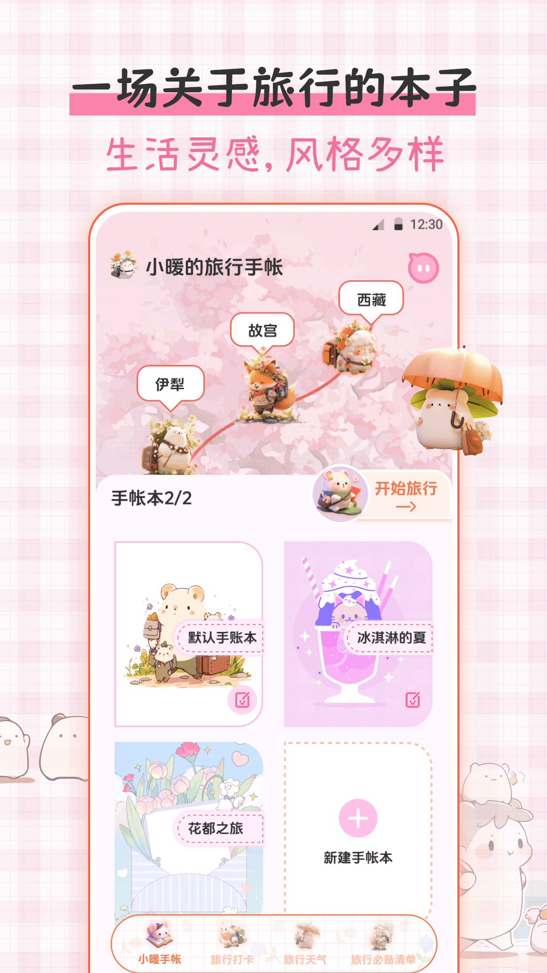 小暖旅行手帐展示图1