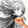 AR素描画画