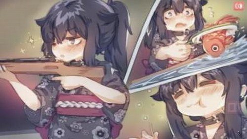 在阴暗房间中独孤少女展示图2