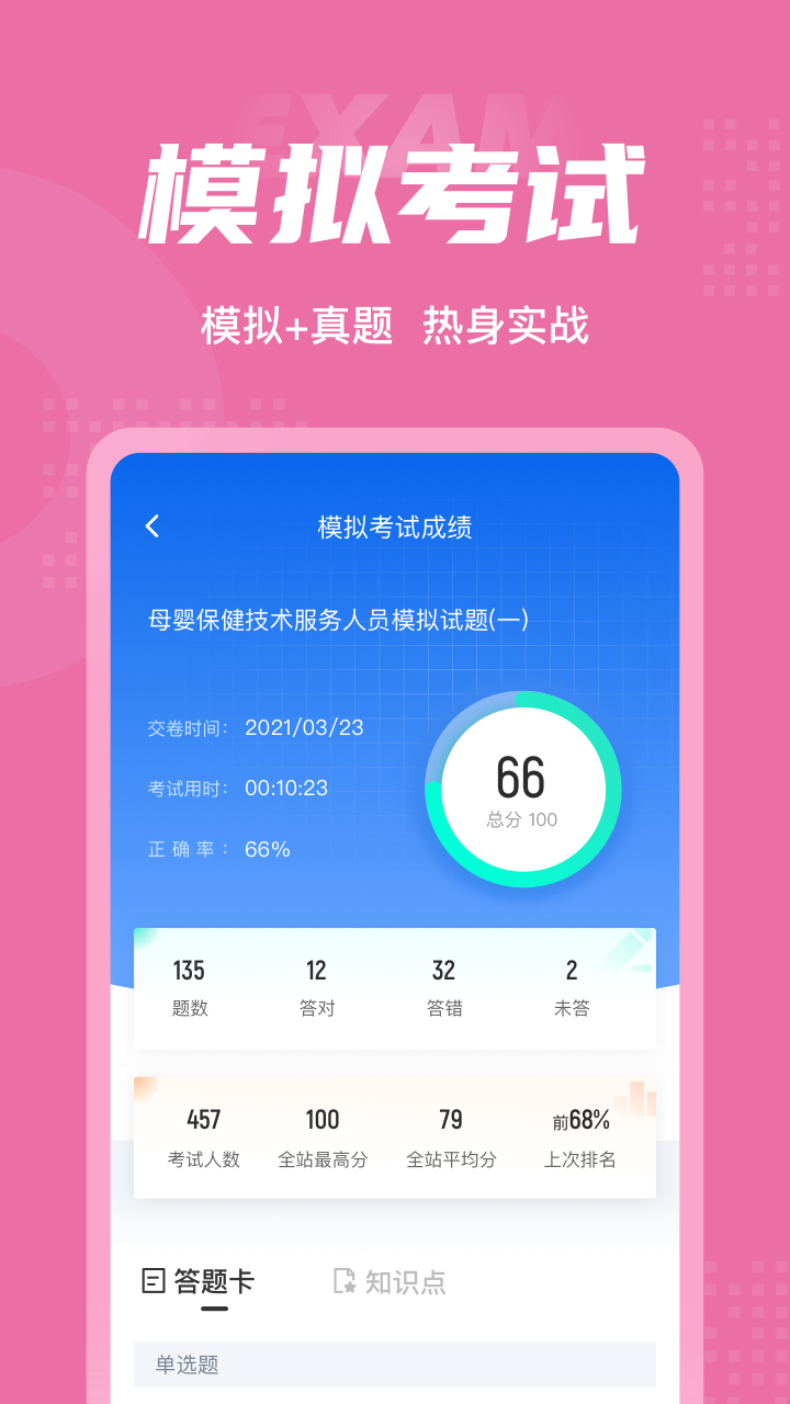 母婴保健技术服务人员考试聚题库展示图4