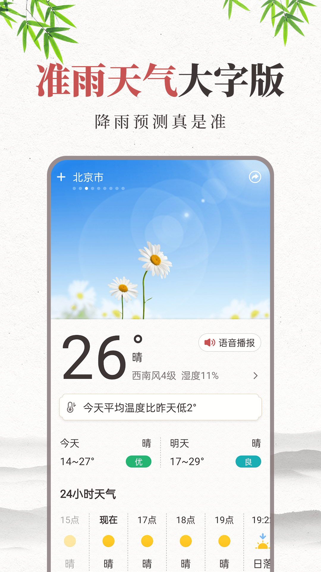 准雨大字版天气预报展示图4