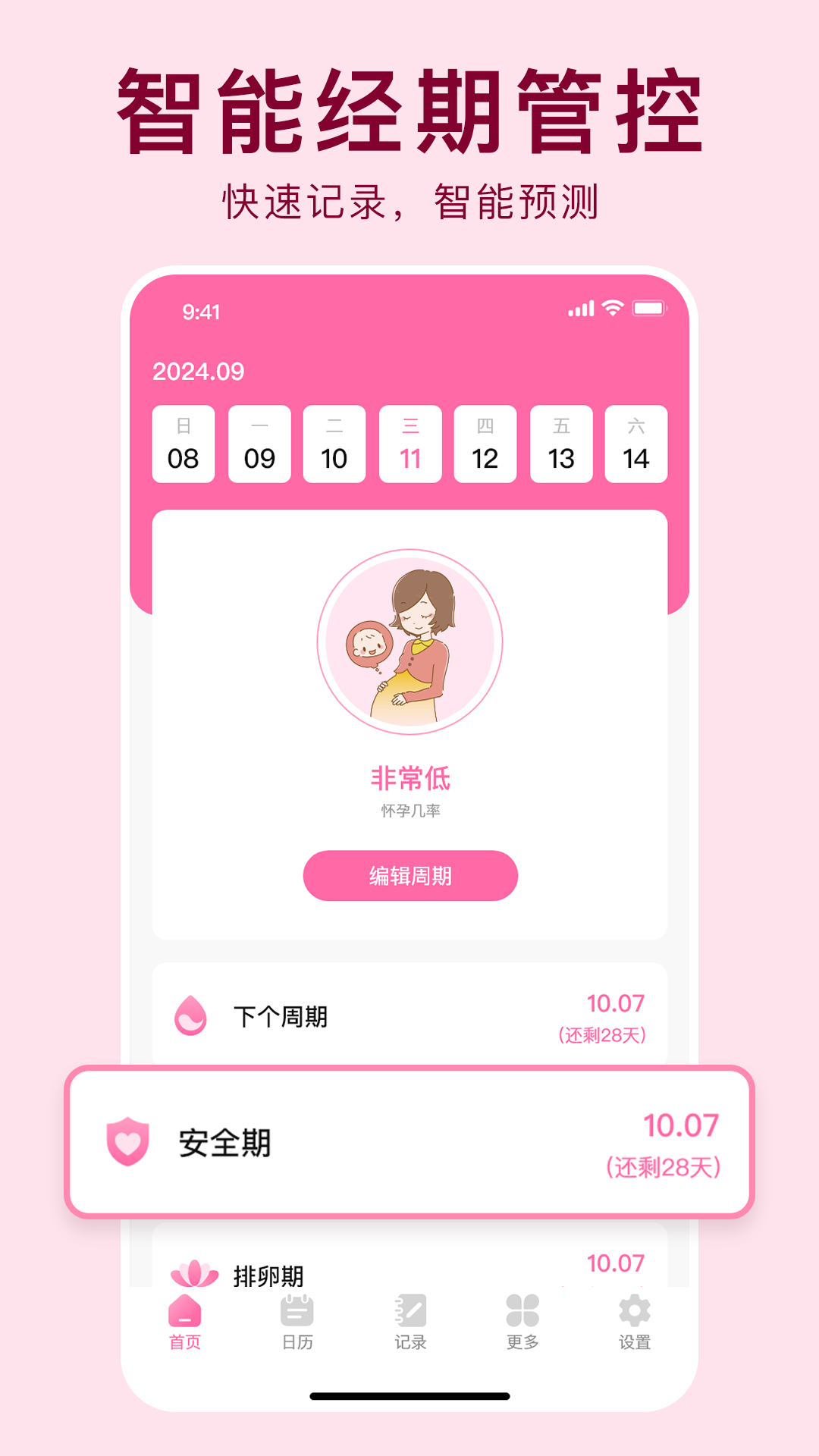 大姨妈管家app展示图1