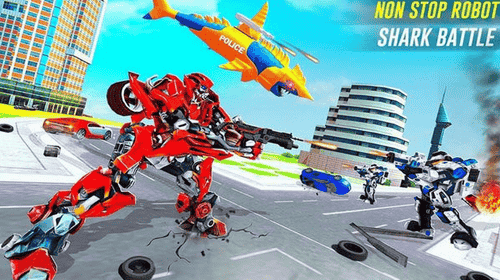 机器人鲨鱼袭击游戏截图3