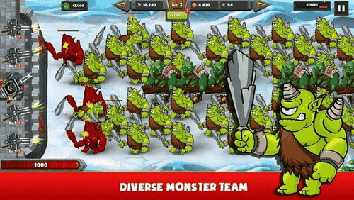 城堡防御怪物防御者游戏截图3