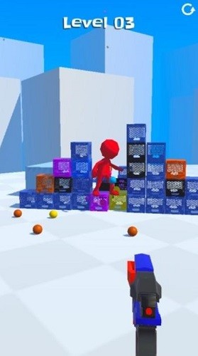 打倒牛奶箱3D游戏截图1