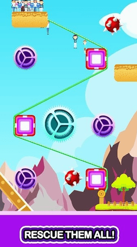 滑索救援冒险游戏截图3