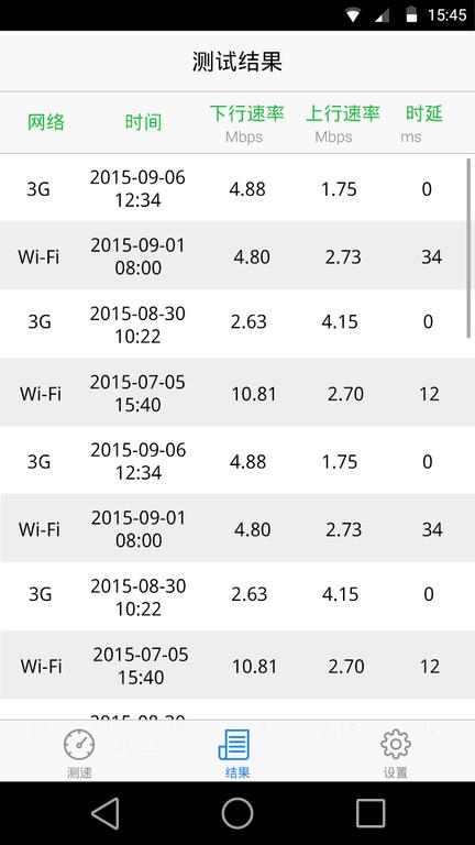 信通测速Speedtest软件展示图2