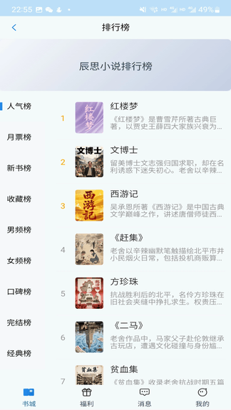 辰思小说软件展示图2