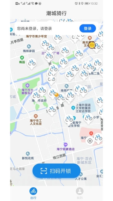 潮城骑行软件展示图1
