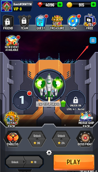 银河之战深空射手内置菜单修改版中文修改教程1