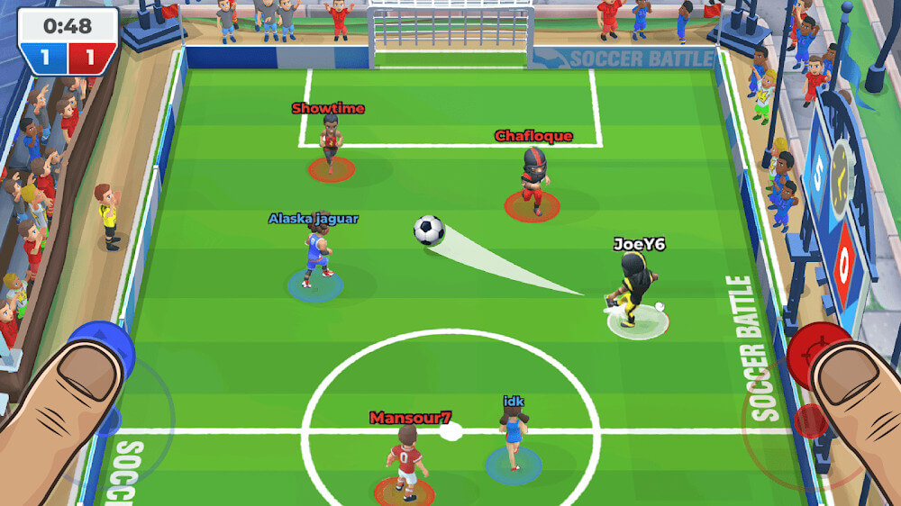 足球之战内购版游戏截图(Soccer Battle)3