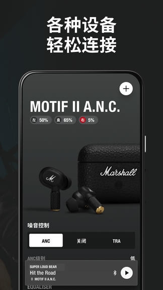 Marshall Bluetooth软件展示图1
