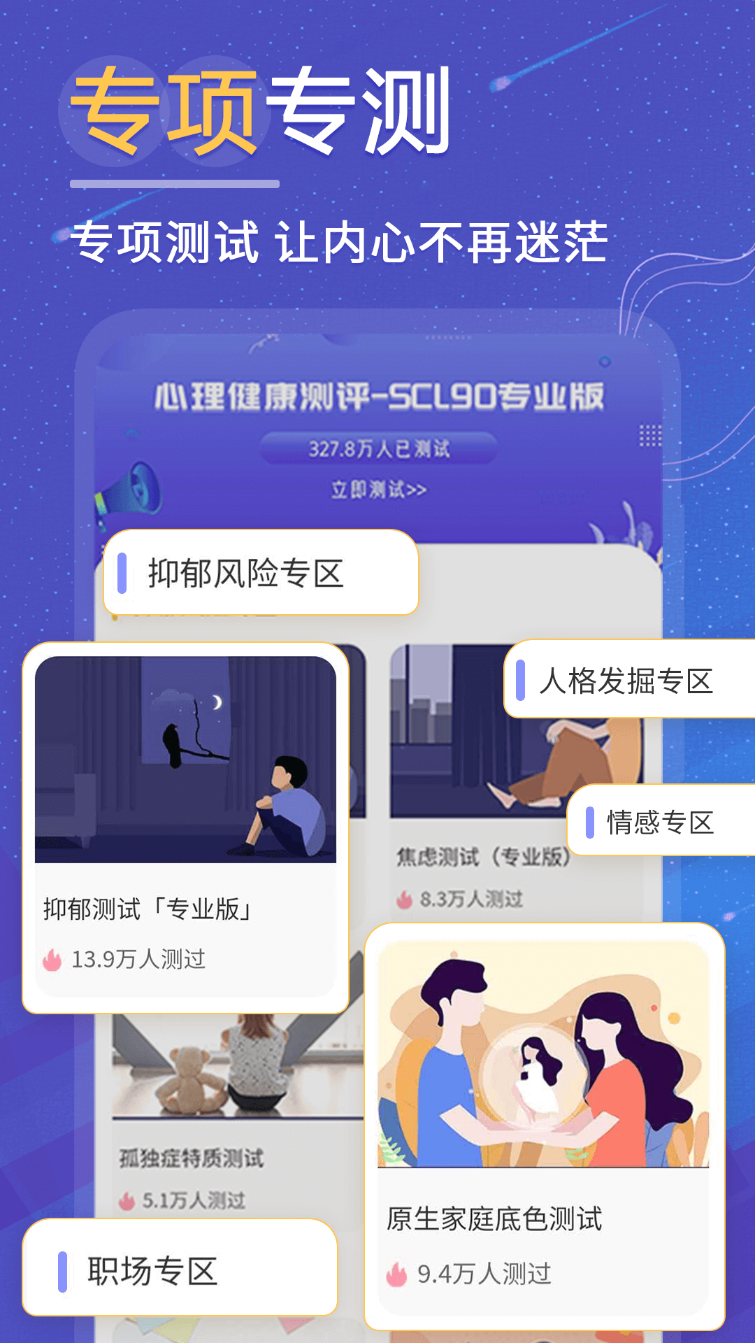 抑郁症焦虑症测试app软件展示图2