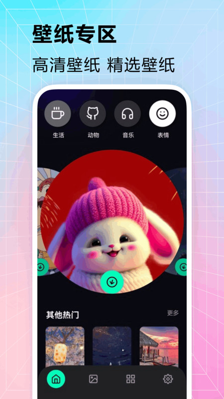 手机主题壁纸精灵软件展示图2