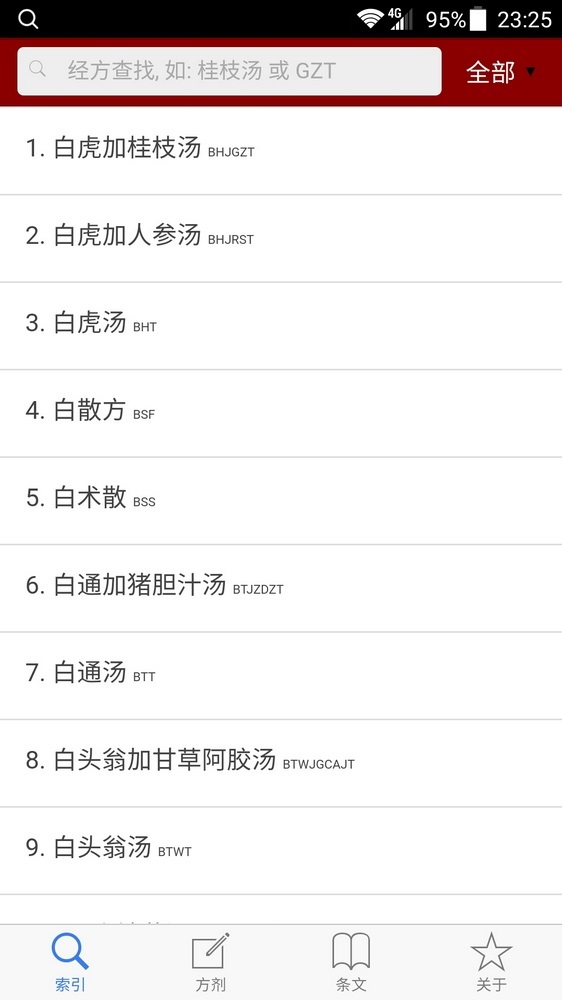 小猴掌上伤寒论安卓版软件展示图2