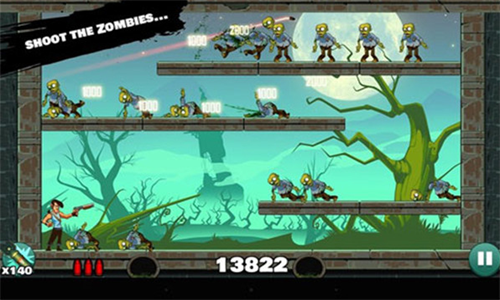 愚蠢的僵尸无限导弹版游戏截图2