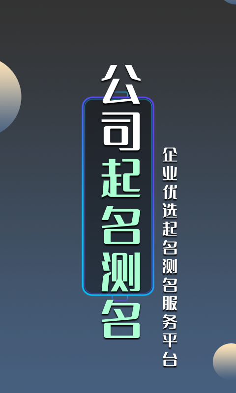 公司起名测名公司取名大全app软件展示图1