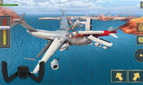 飞机坠毁着陆模拟器无限金币版游戏截图1