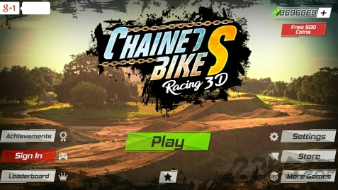 链条自行车3D赛车无限金币版游戏截图1