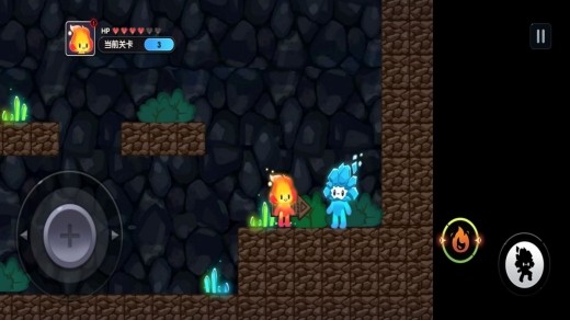 冰火大冒险双人游戏展示图2