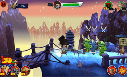 武士大战僵尸2破解版无限金币中文版游戏截图2