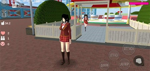 樱花校园模拟器追风汉化内置菜单版游戏截图1