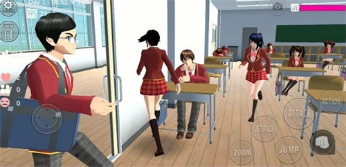 樱花校园模拟器追风汉化内置菜单版游戏截图4