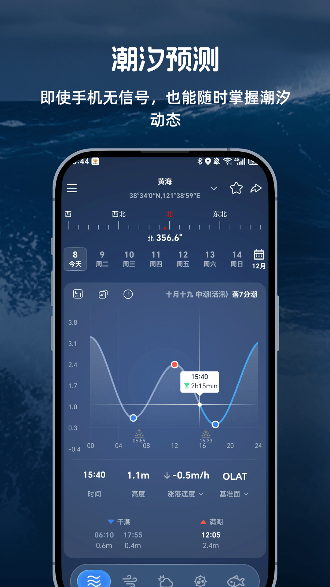全球潮汐Pro安卓版软件展示图3
