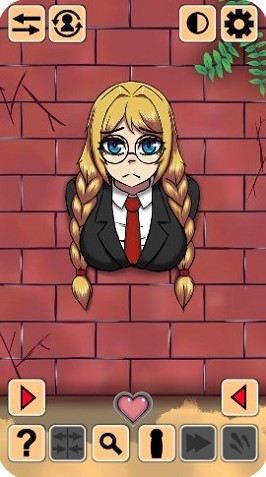 卡在墙上的女孩汉化版游戏截图3